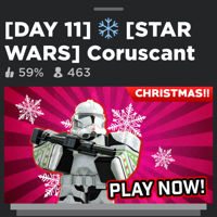 Roblox Starwars Content S Flowpage - star wars coruscant roblox
